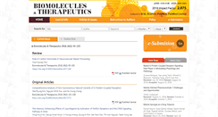 Desktop Screenshot of biomolther.org